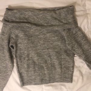 Off the shoulder sweater